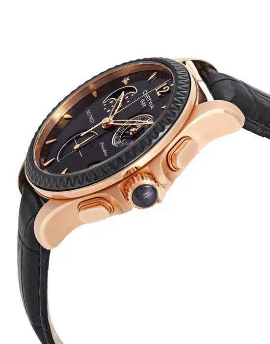 Certina ds first on sale lady chronograph moon phase